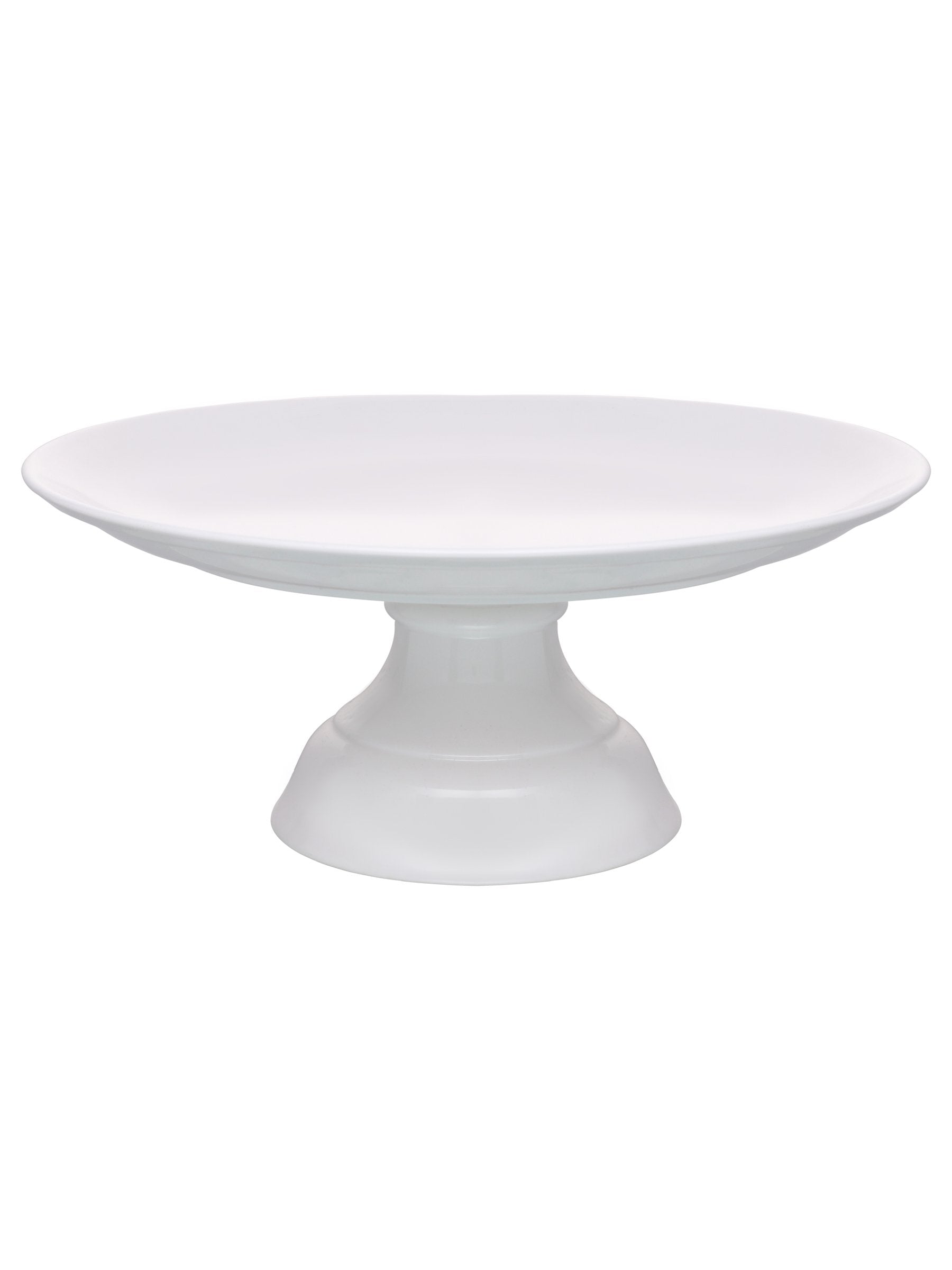 Clay Craft Basic Cake Stand 1 Piece Plain White