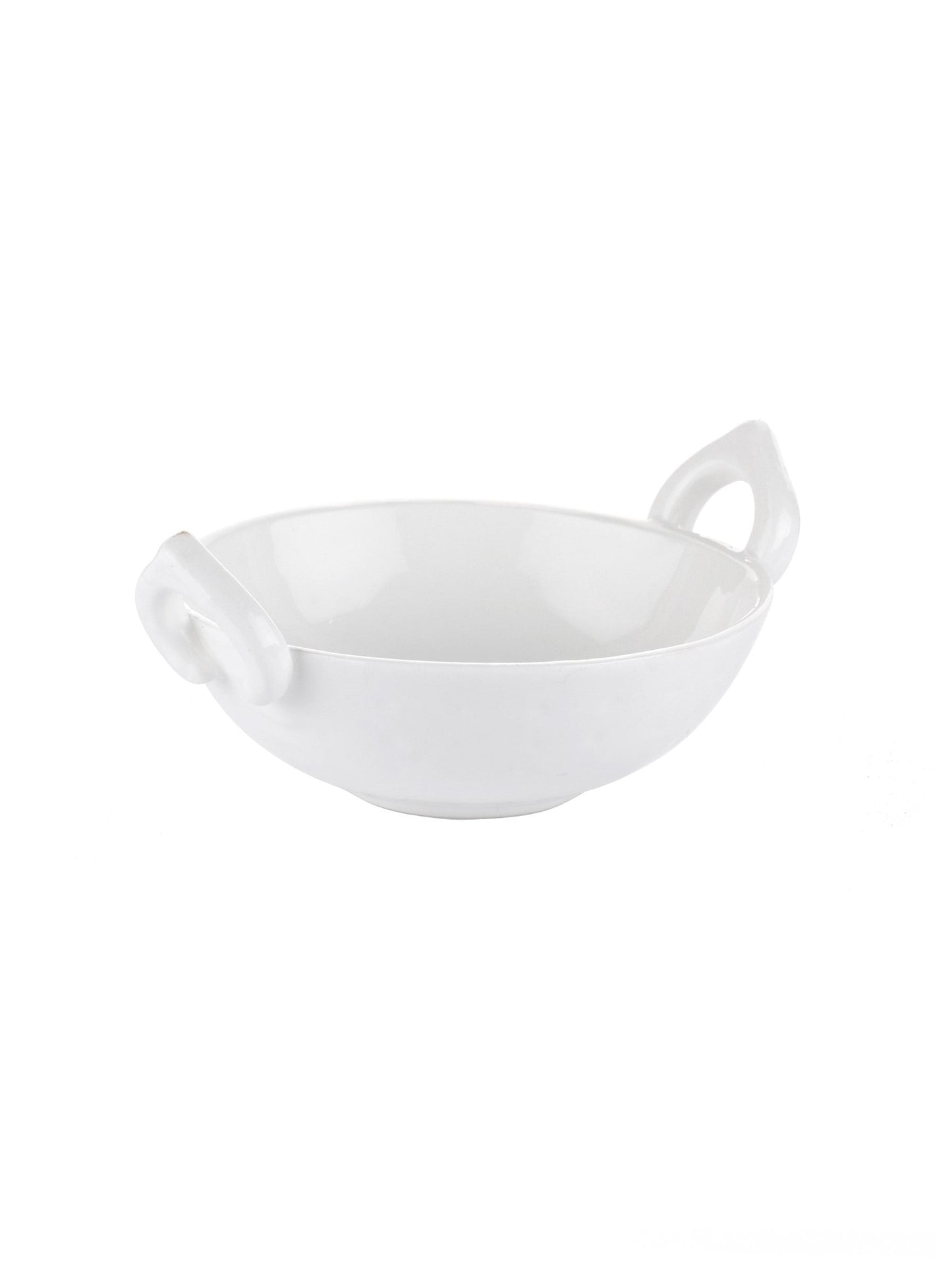 Clay Craft Small Kadhai Shaped Condiment/Dipping Bowls Set of 4 - 50 ml each