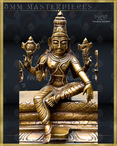 Vaikunta Narayana Panchaloha Bronze Icon Set - 7"-  Masterpieces Collection