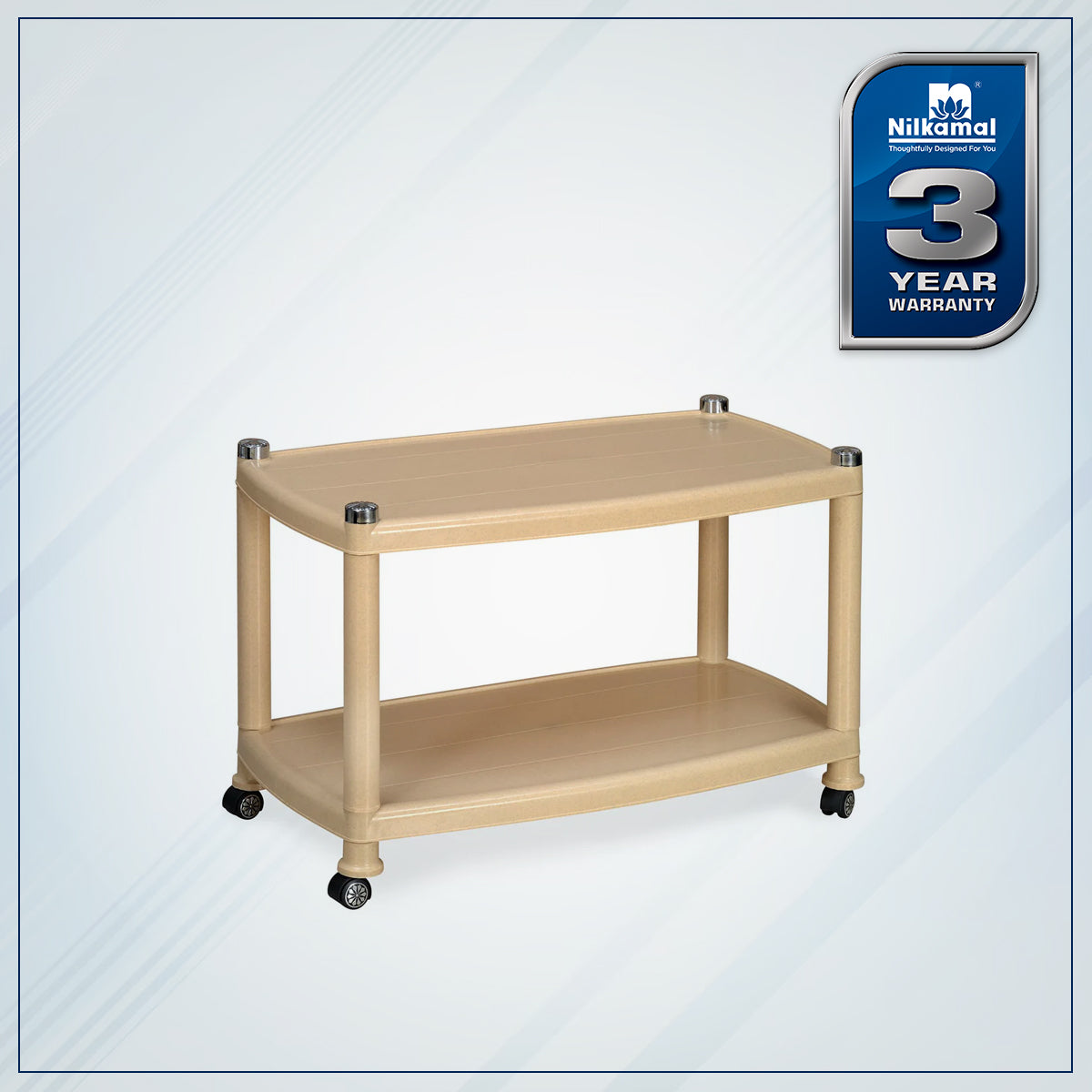 Nilkamal Center Table 5 (Marble Beige)