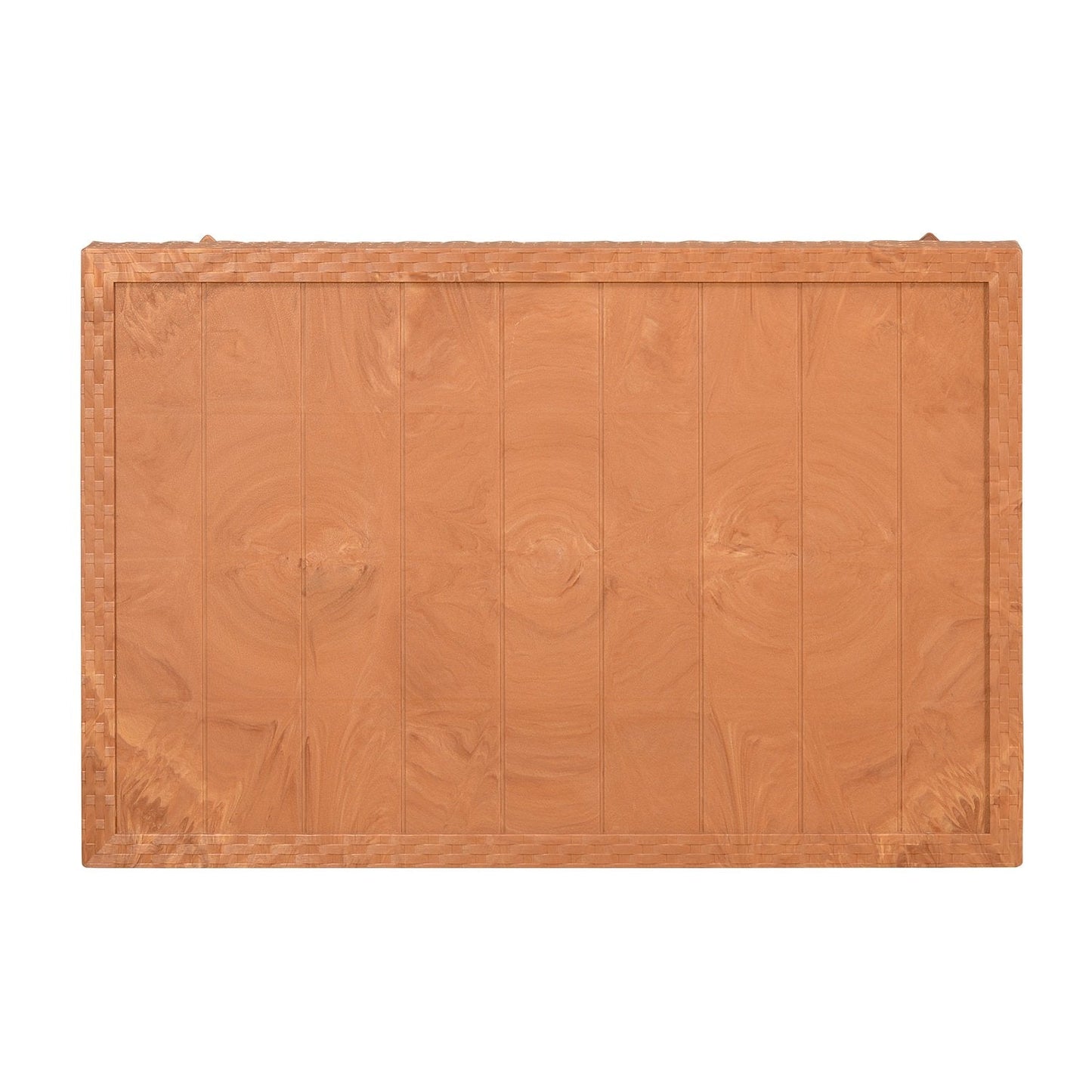 Nilkamal Center Table 1 Cane & Glass