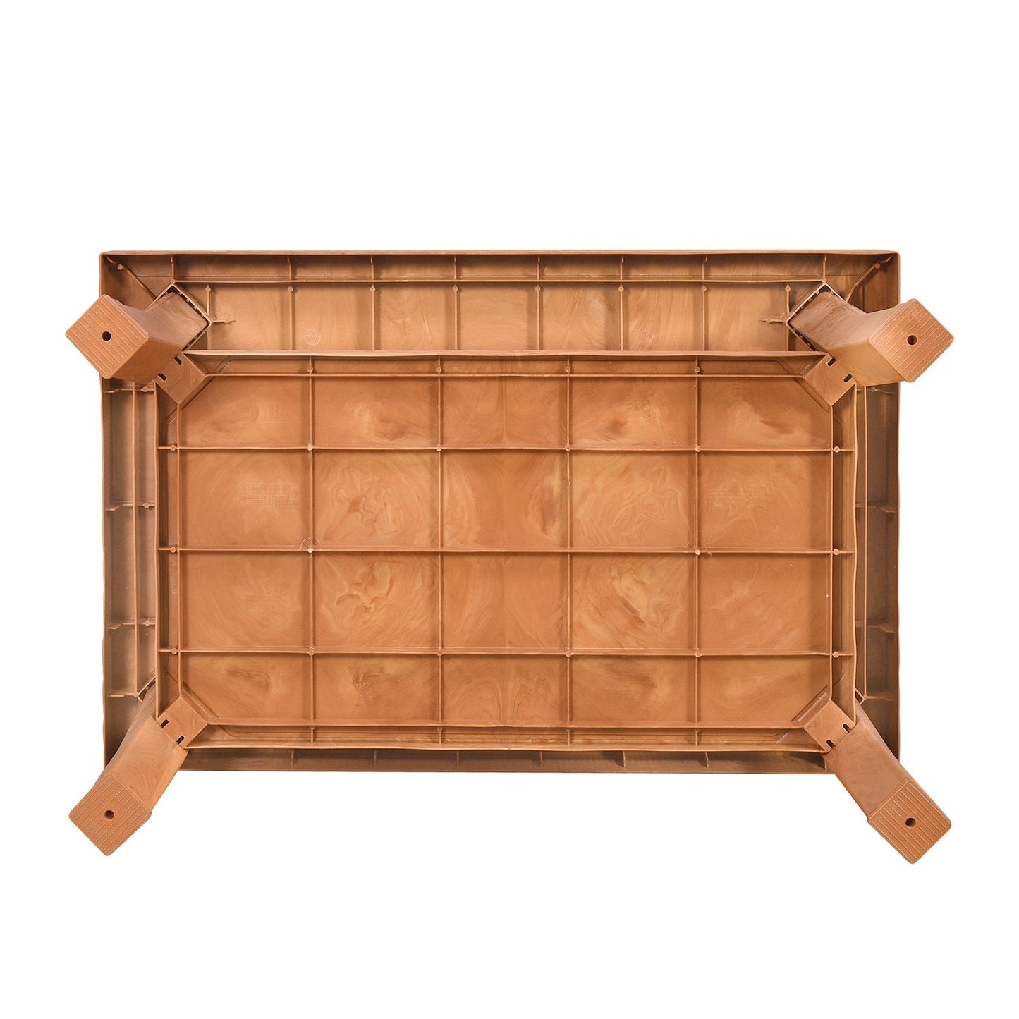 Nilkamal Center Table 1 Cane & Glass