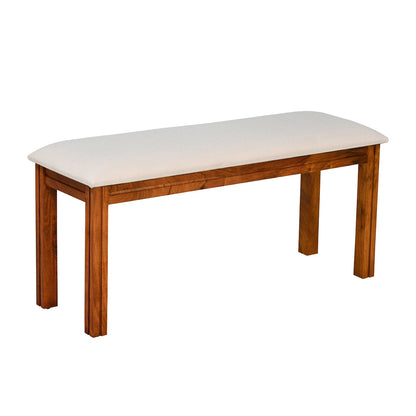 Nilkamal Cera Multi Use Medium Sitting Bench for Living Room | Dining Room (Honey Brown)