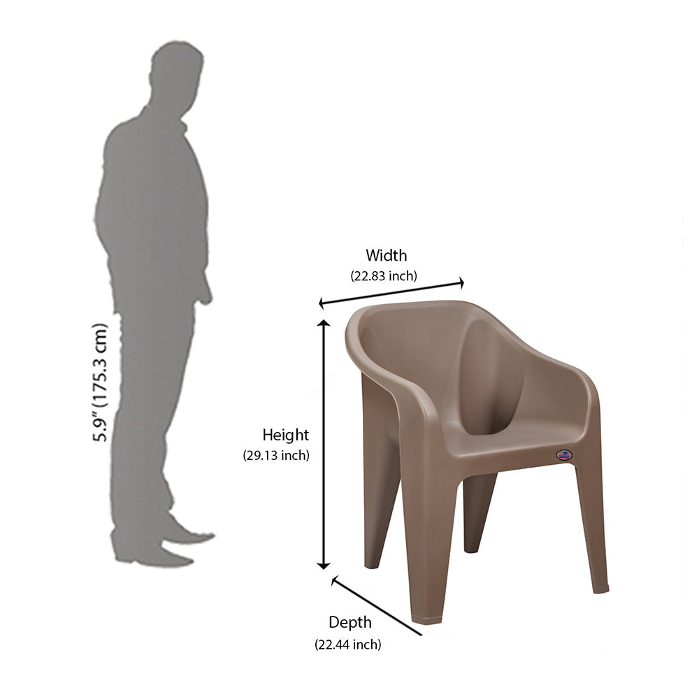 Nilkamal Eeezy Go Plastic Arm Chair