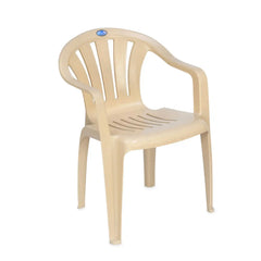 Nilkamal CHR2005 Plastic Arm Chair (Marble Beige)