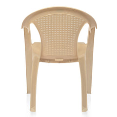 Nilkamal CHR2051 Plastic Arm Chair (Marble Beige)