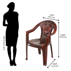 Nilkamal CHR2060 Plastic Arm Chair
