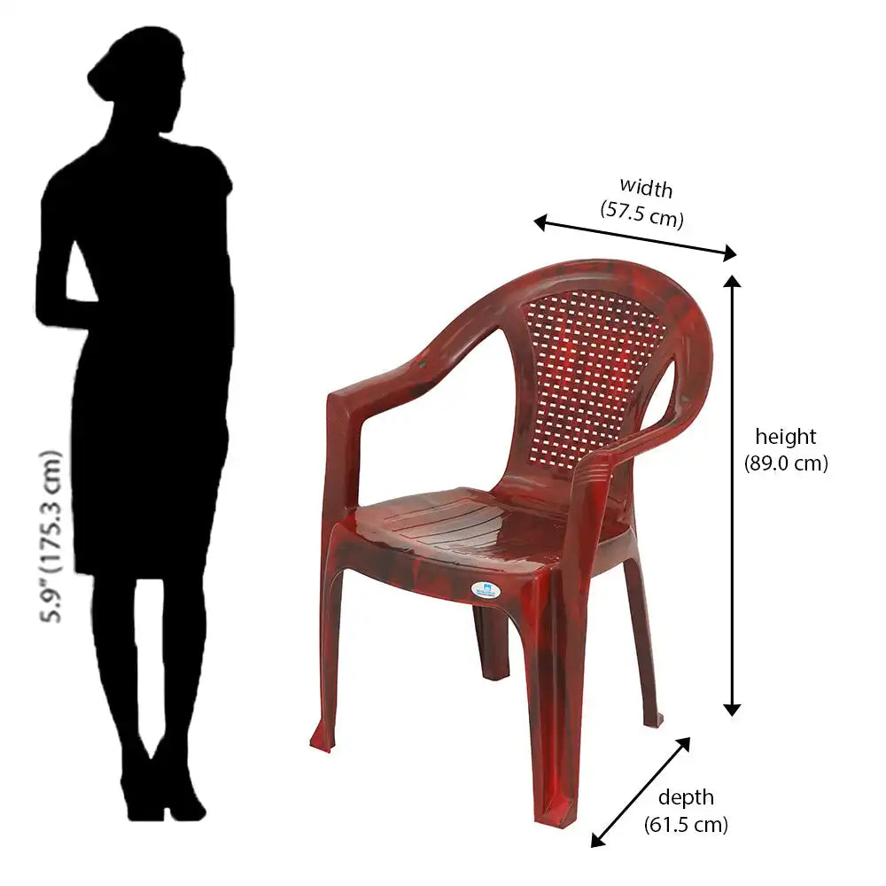 Nilkamal CHR2061 Plastic Arm Chair