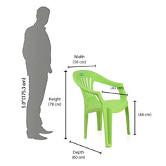 Nilkamal CHR2101 Plastic Arm Chair