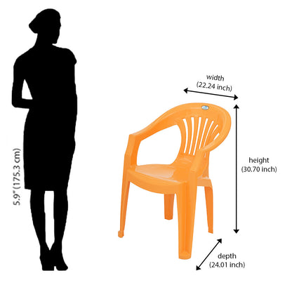 Nilkamal CHR2101 Plastic Arm Chair