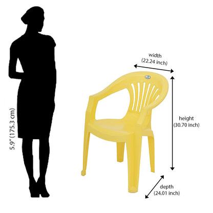 Nilkamal CHR2101 Plastic Arm Chair