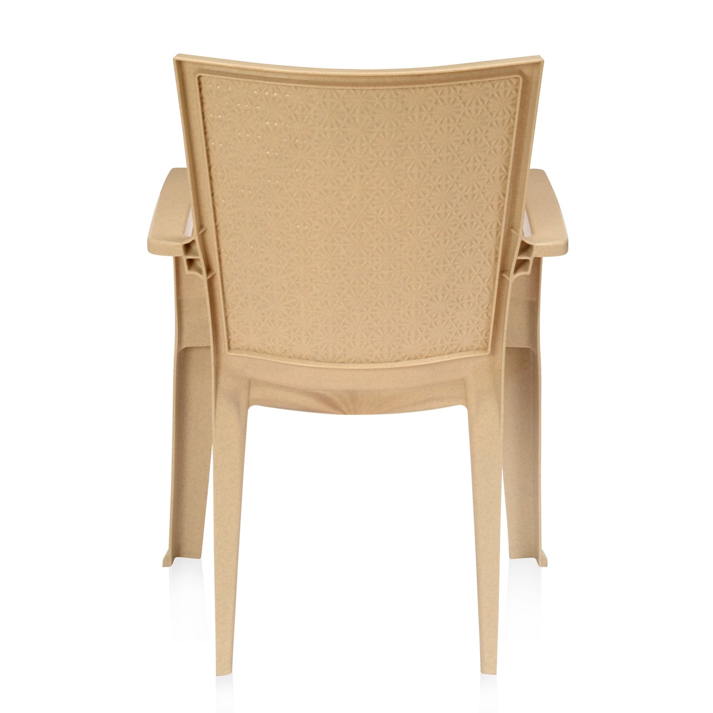 Nilkamal CHR2225 Plastic Arm Chair (Marble Beige)