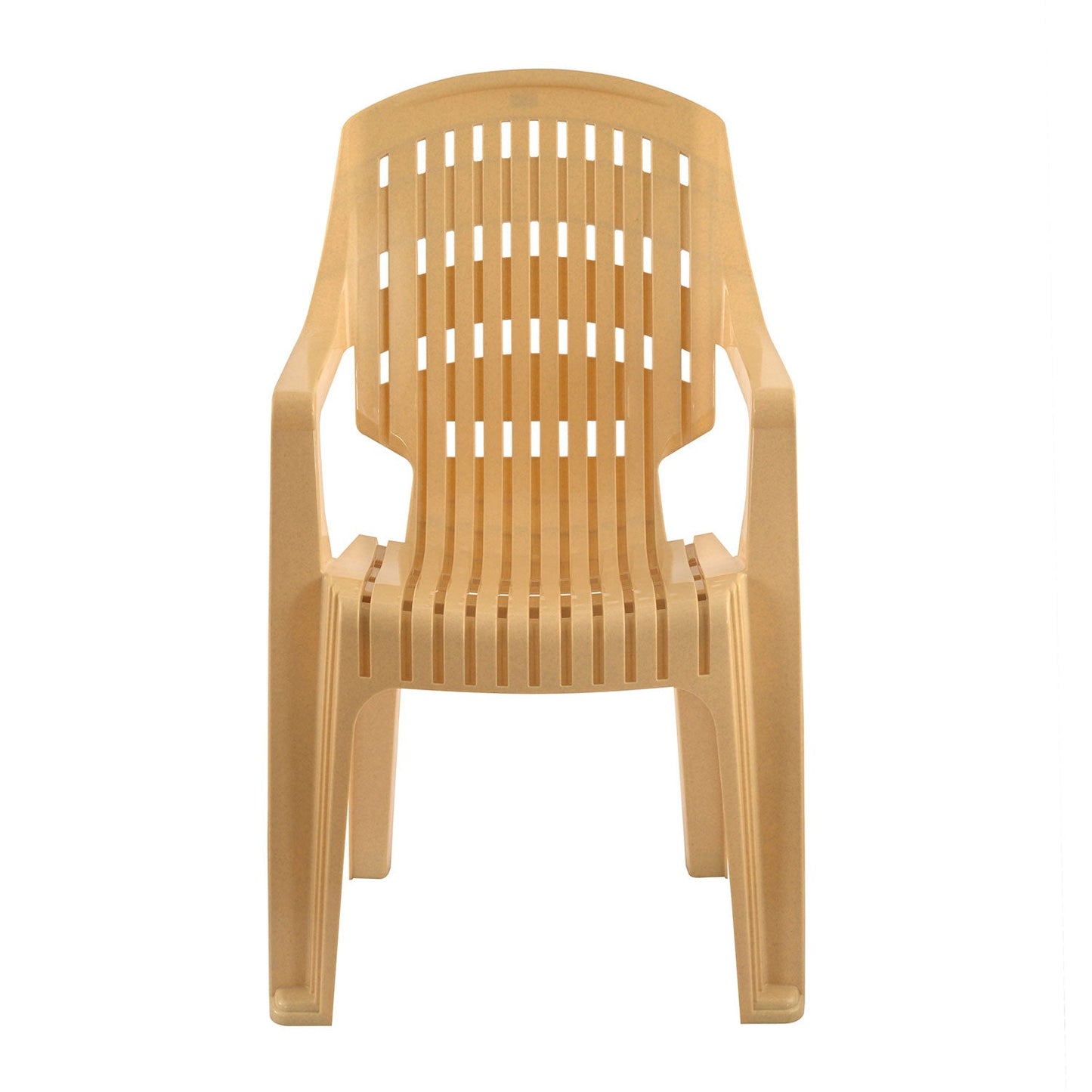 Nilkamal CHR2230 Plastic Arm Chair (Marble Beige)