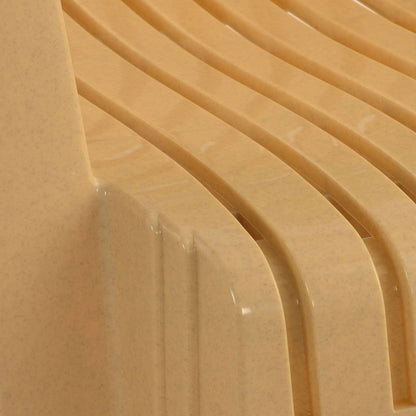 Nilkamal CHR2230 Plastic Arm Chair (Marble Beige)