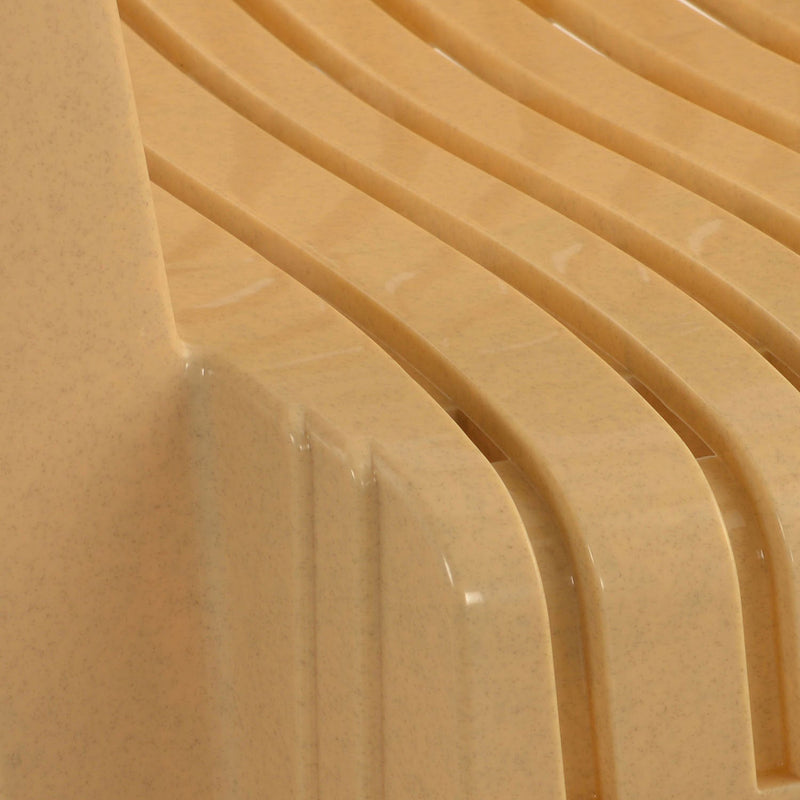 Nilkamal CHR2230 Plastic Arm Chair (Marble Beige)