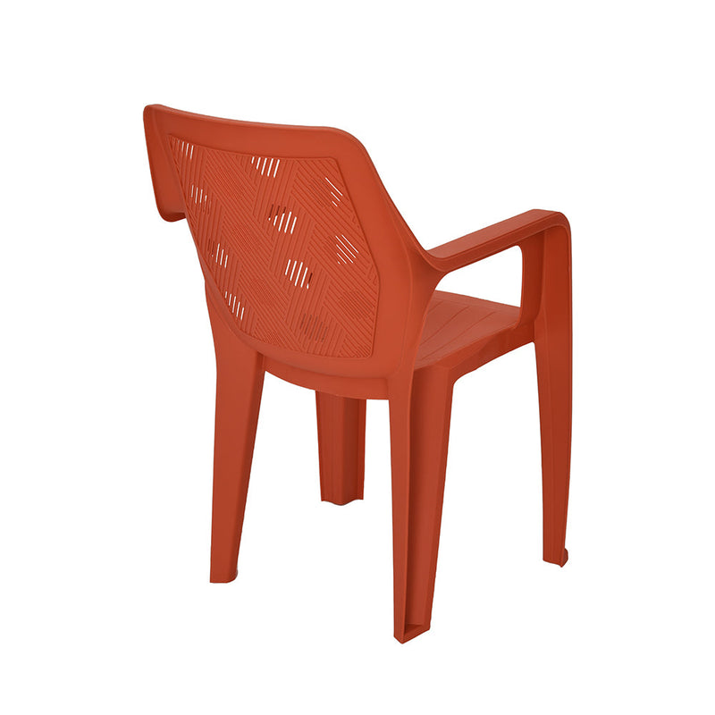 Nilkamal Hexa Plastic Chair with Arm Rest