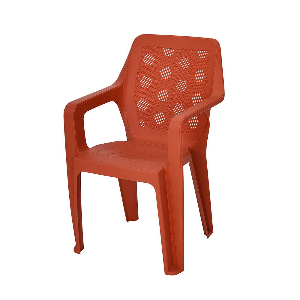 Nilkamal Hexa Plastic Chair with Arm Rest