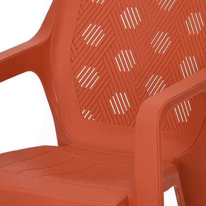 Nilkamal Hexa Plastic Chair with Arm Rest