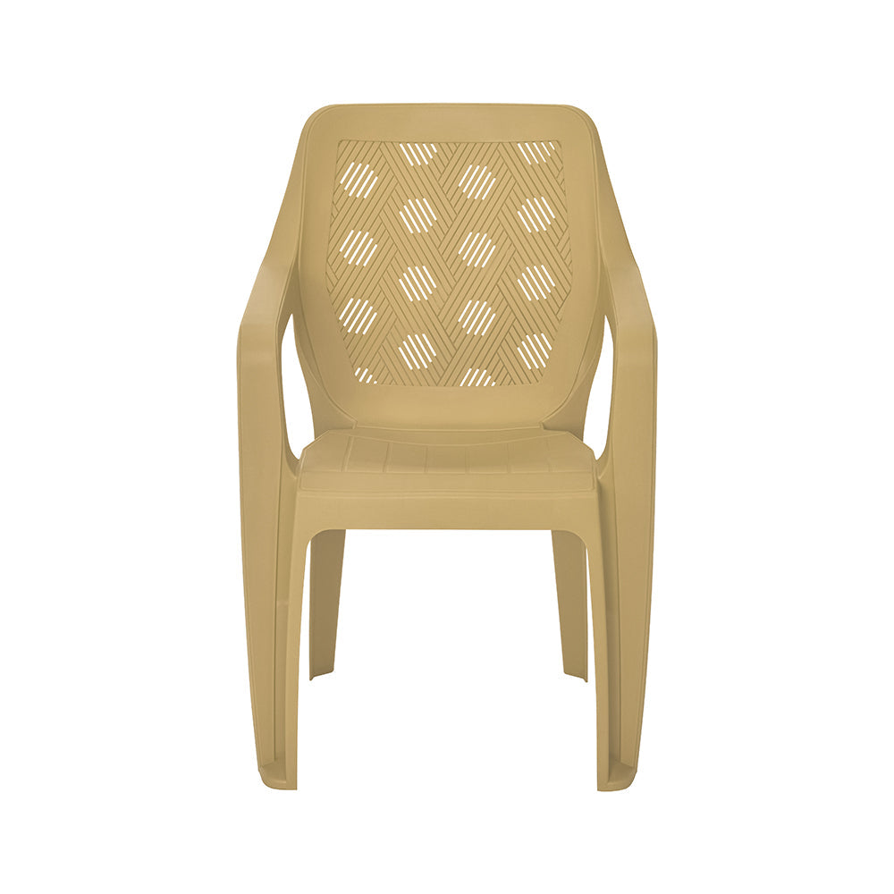 Nilkamal Hexa Plastic Chair with Arm Rest