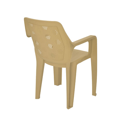 Nilkamal Hexa Plastic Chair with Arm Rest