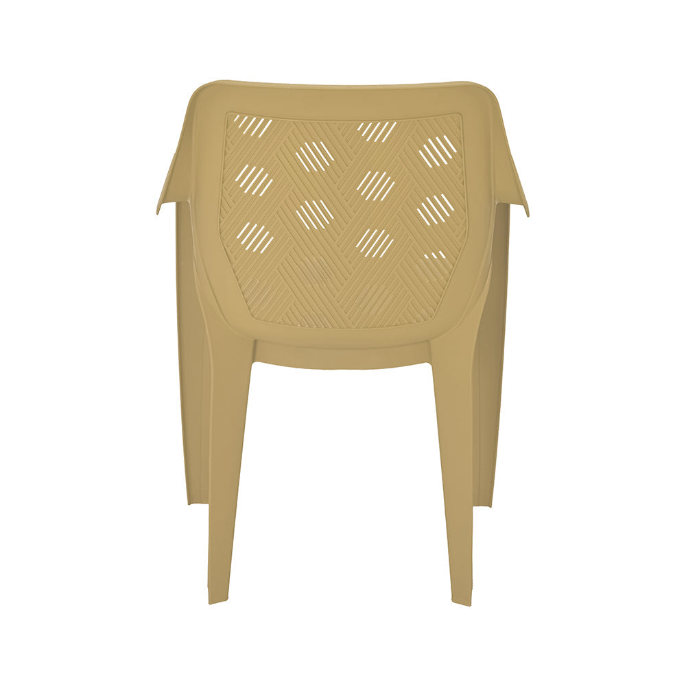 Nilkamal Hexa Plastic Chair with Arm Rest