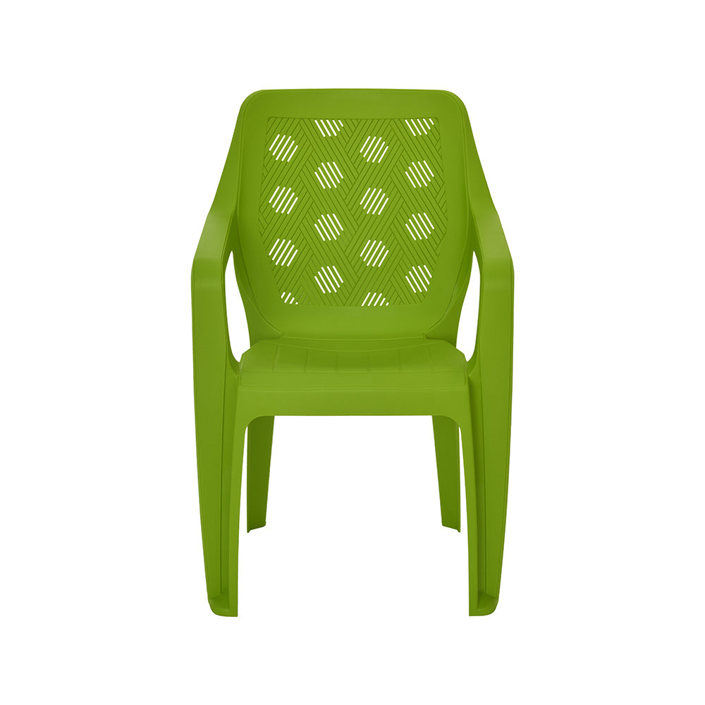 Nilkamal Hexa Plastic Chair with Arm Rest