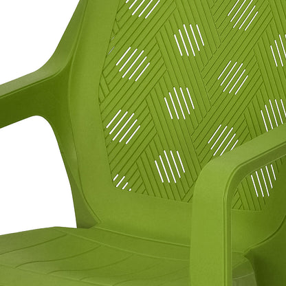 Nilkamal Hexa Plastic Chair with Arm Rest