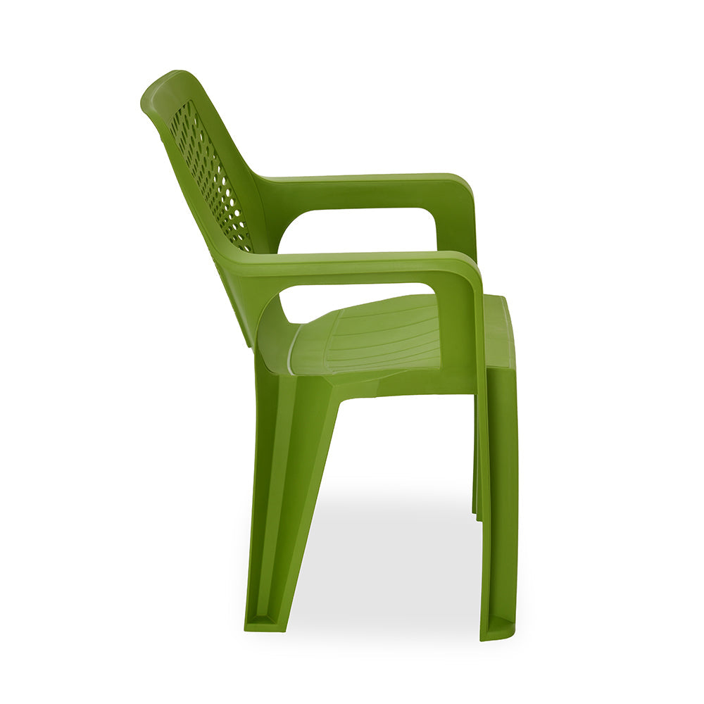 Nilkamal Trendy Plastic Chair with Arm Rest