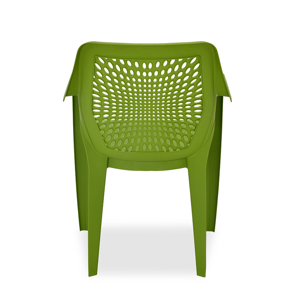 Nilkamal Trendy Plastic Chair with Arm Rest