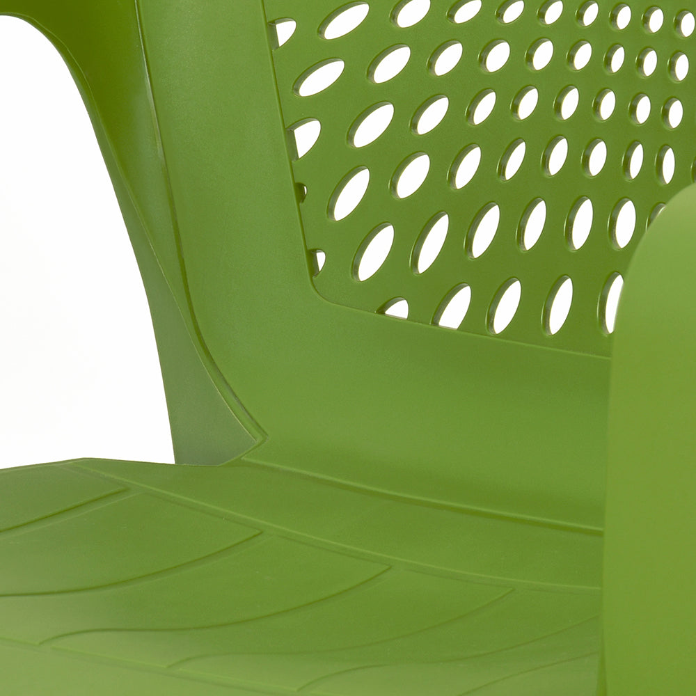 Nilkamal Trendy Plastic Chair with Arm Rest