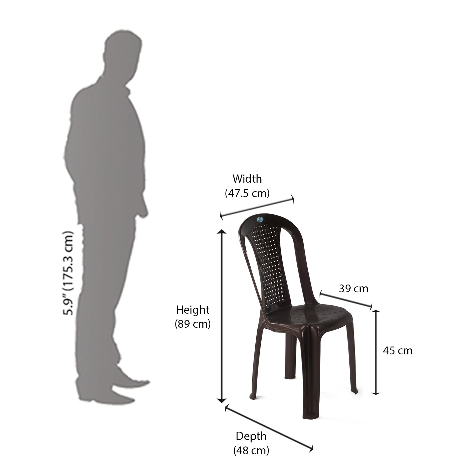Nilkamal Celebration 1 + 6 Chair Plastic Dining Set