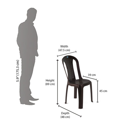 Nilkamal Celebration 1 + 6 Chair Plastic Dining Set