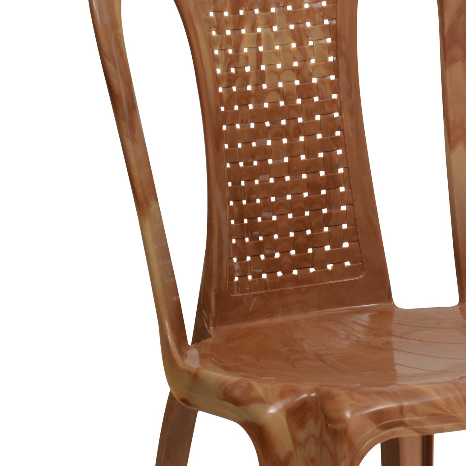 Nilkamal Shahenshah Plastic Rectangular 4 Seater Dining Table Set