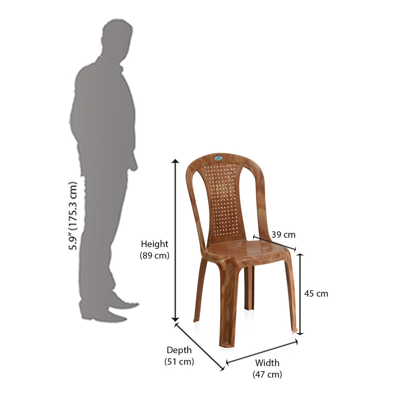 Nilkamal Shahenshah Kross 4 Seater Dining Set