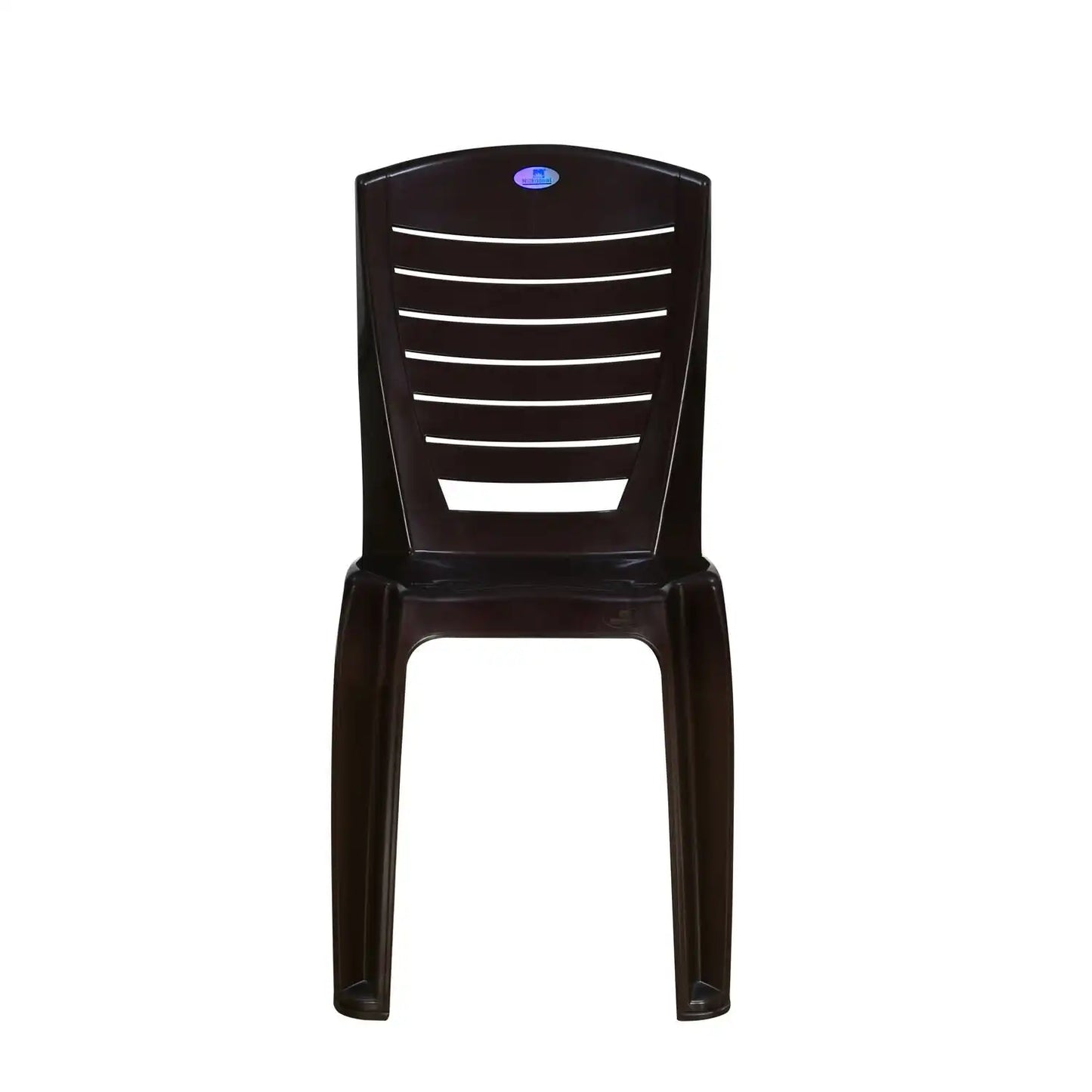 Nilkamal CHR4025 Plastic Armless Chair (Weather Brown)