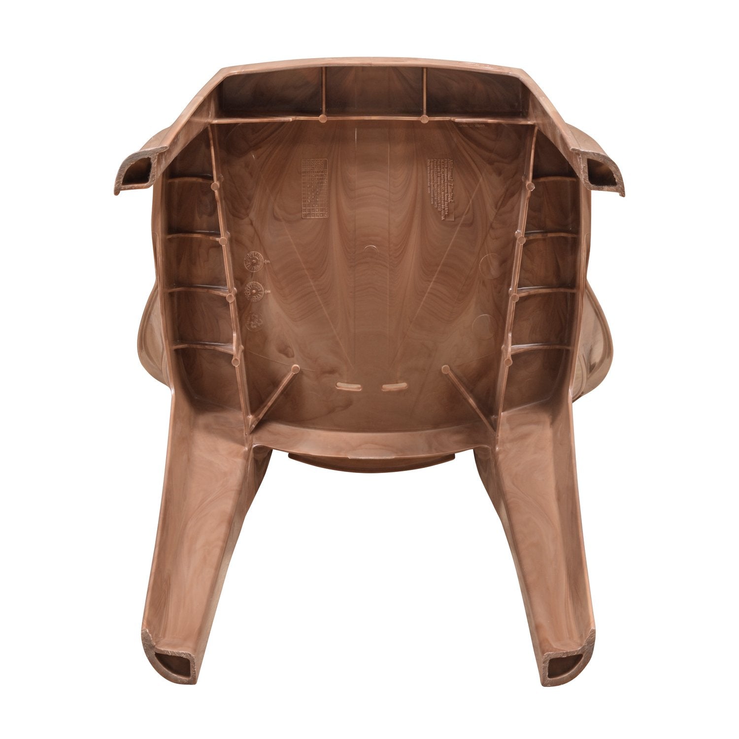 Nilkamal CHR4032 Plastic Armless Chair (Pear Wood)
