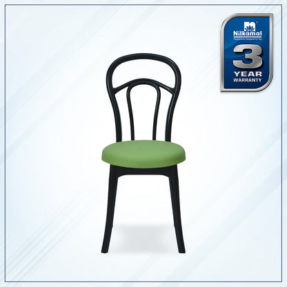 Nilkamal CHR4040 Armless Chair with Leatherette Cushion