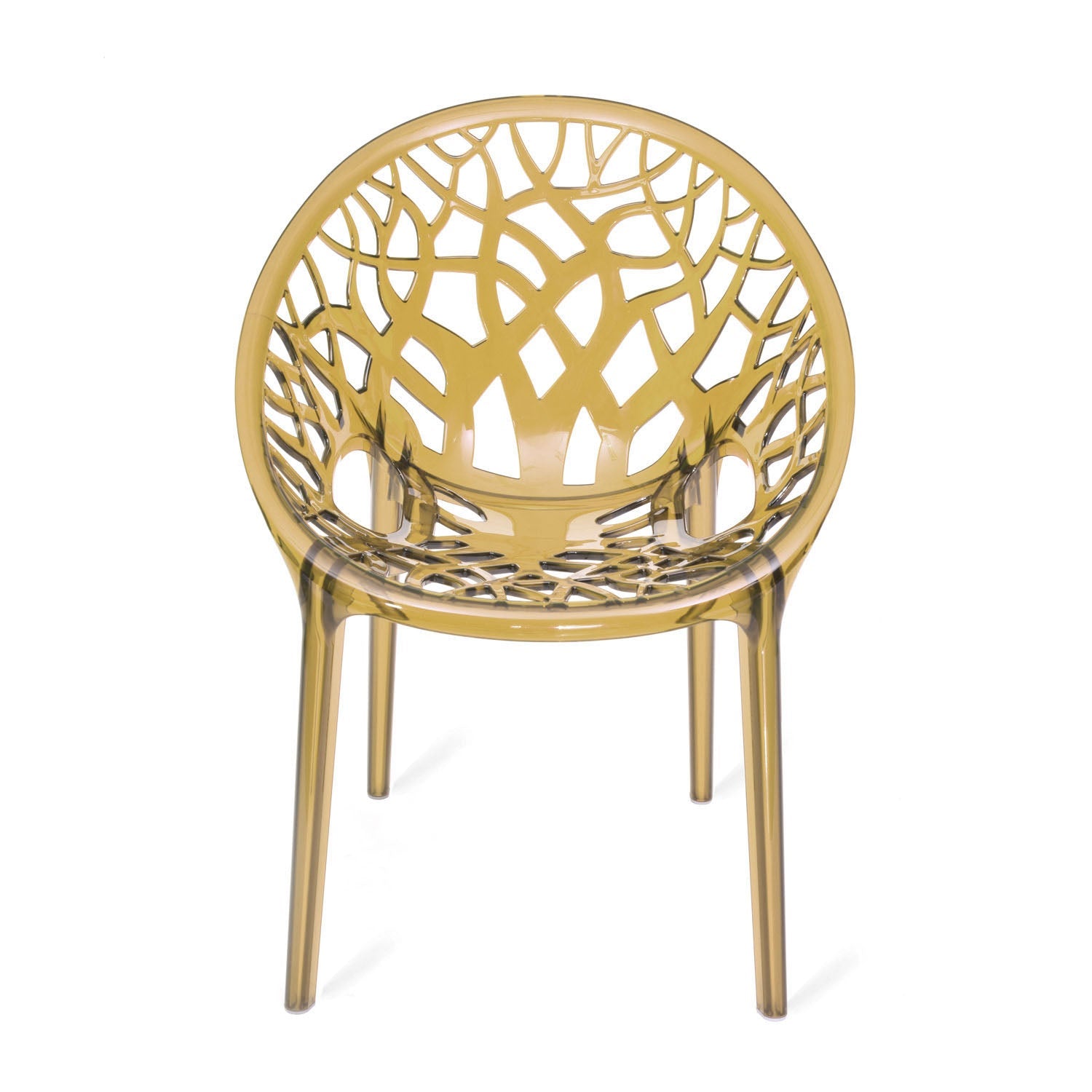 Nilkamal Crystal Polycarbonate Armless Chair