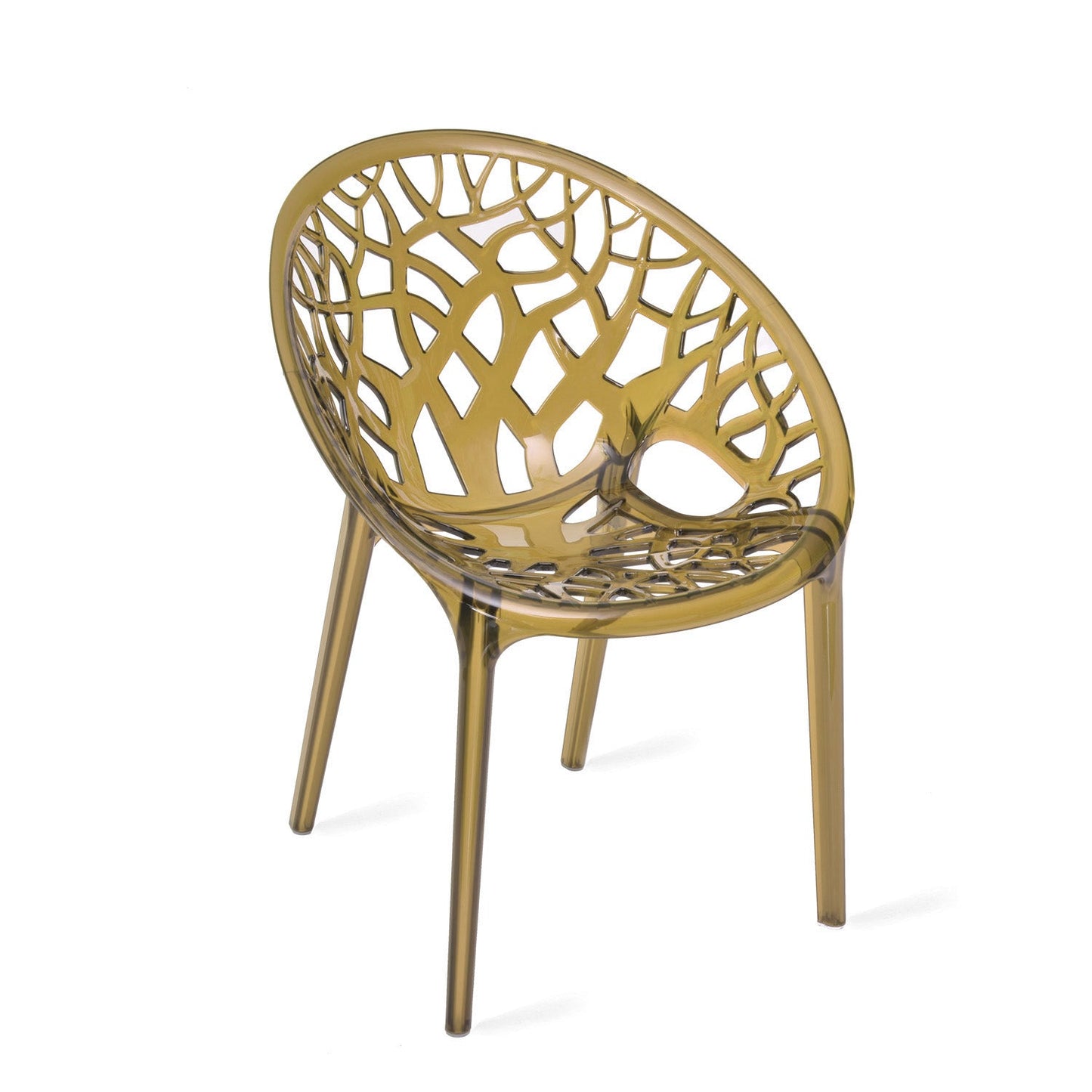 Nilkamal Crystal Polycarbonate Armless Chair