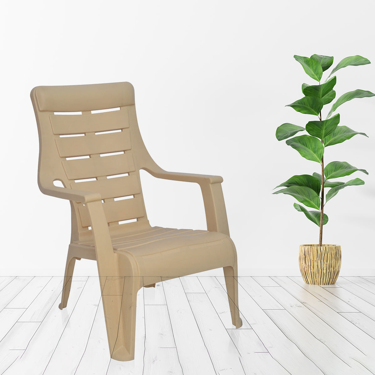 Nilkamal Sunday Plastic Arm Chair