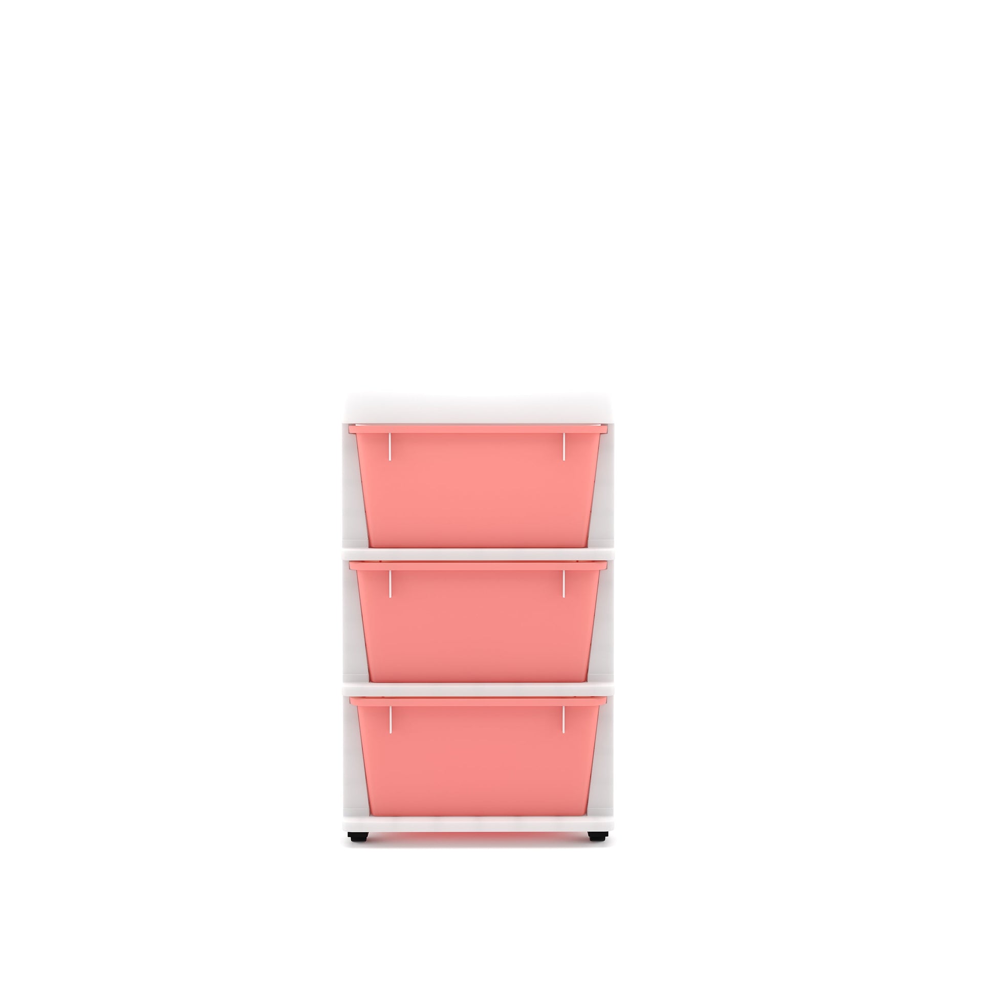 Nilkamal CHTR23 Three Layers Chest of Drawer (Pink and Cream)