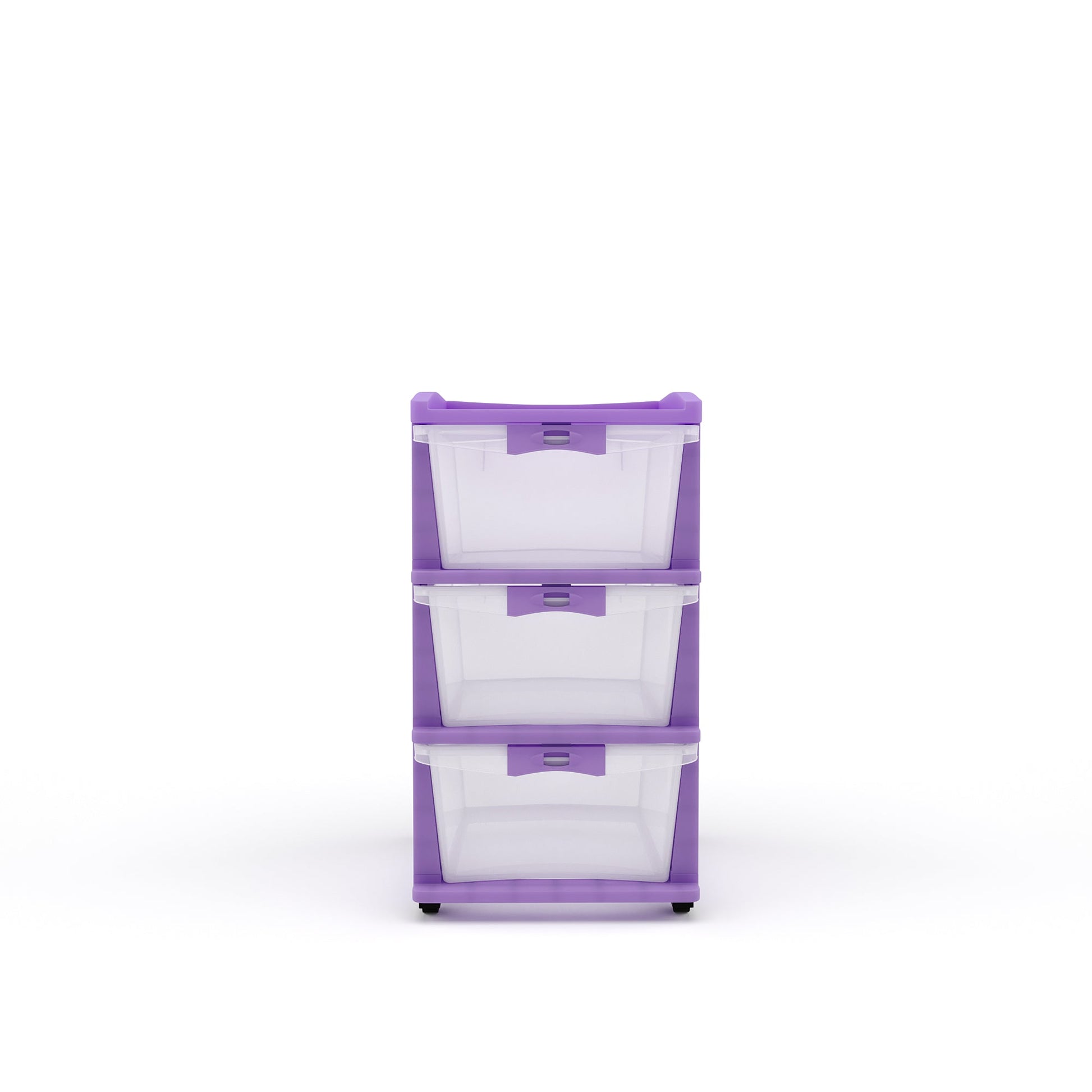 Nilkamal CHTR23 Three Layers Chest of Drawer (Voilet)