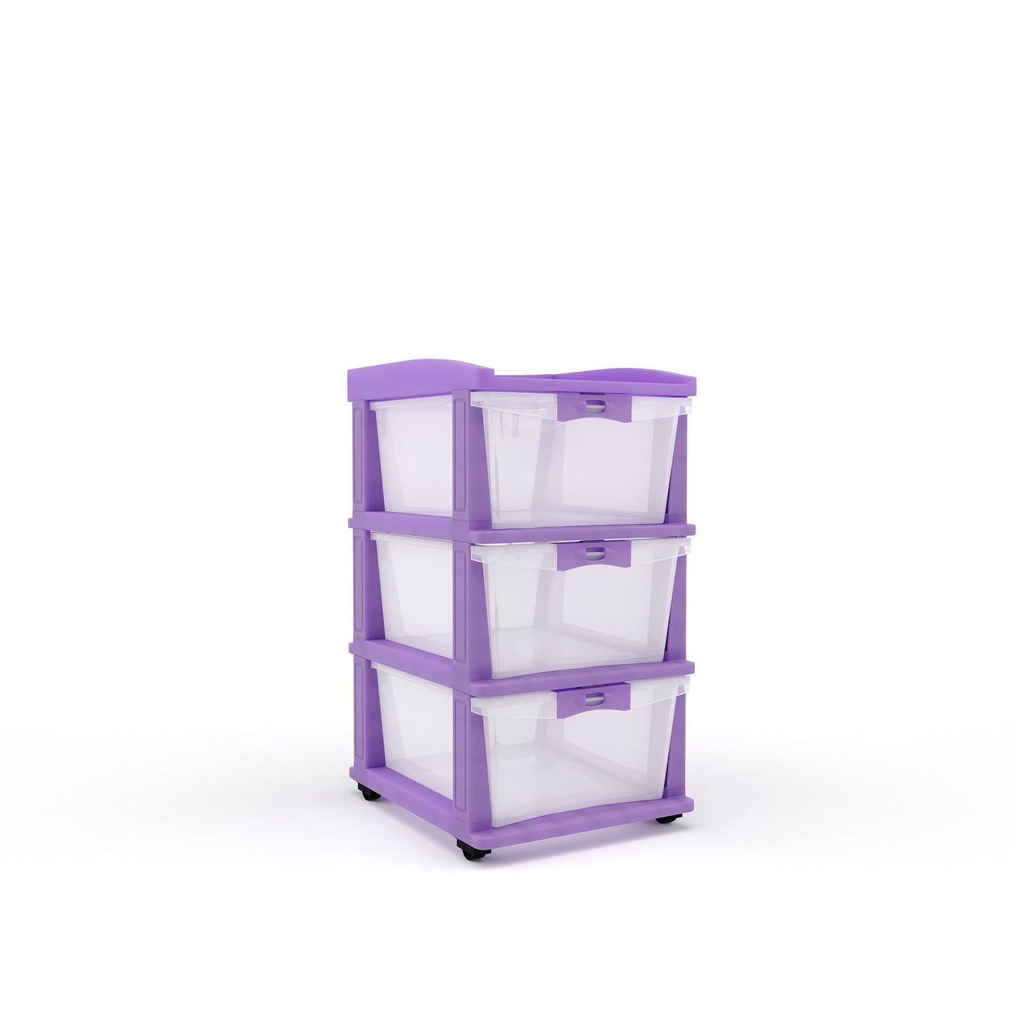 Nilkamal CHTR23 Three Layers Chest of Drawer (Voilet)