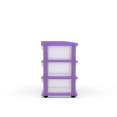 Nilkamal CHTR23 Three Layers Chest of Drawer (Voilet)