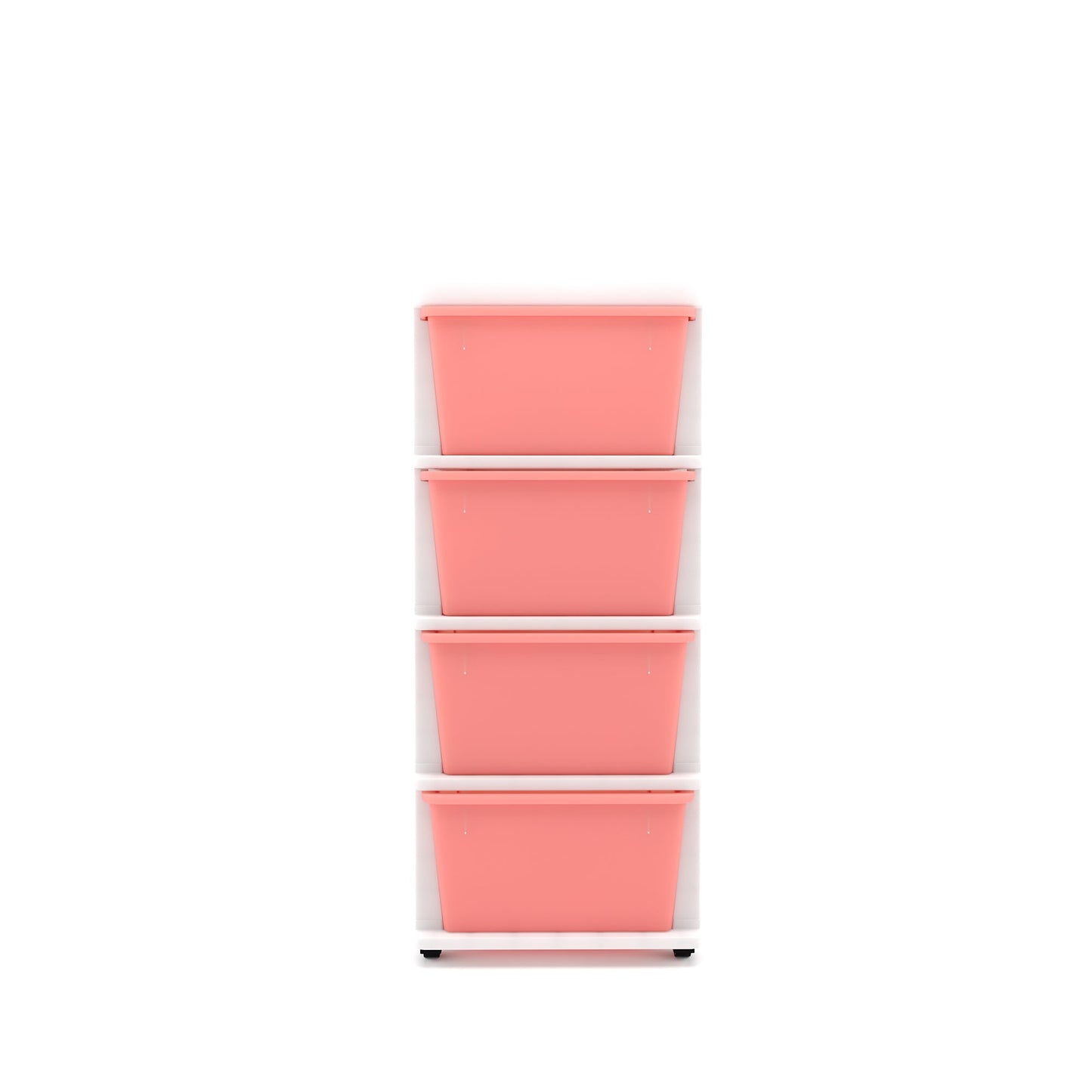Nilkamal CHTR24 Four Layers Chest of Drawer (Pink and Cream)
