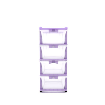 Nilkamal CHTR24 Four Layers Chest of Drawer (Voilet)