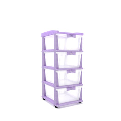 Nilkamal CHTR24 Four Layers Chest of Drawer (Voilet)