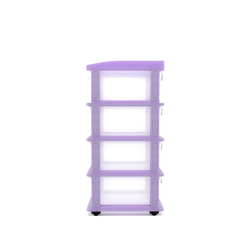Nilkamal CHTR24 Four Layers Chest of Drawer (Voilet)