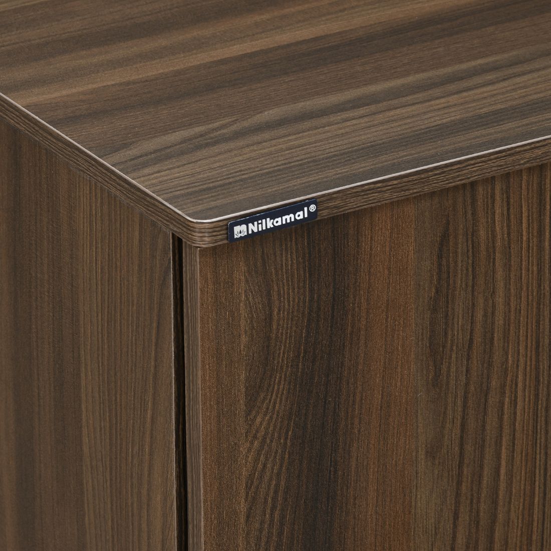 Nilkamal Churchill Shoe Cabinet (Classic Walnut)