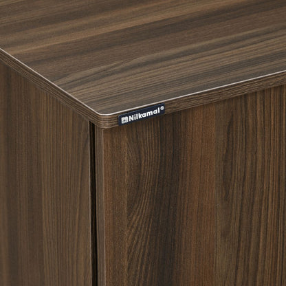Nilkamal Churchill Shoe Cabinet (Classic Walnut)